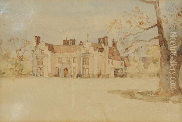 Bredfield House Near Woodbridge, Suffolk Oil Painting - Thomas Gainsborough