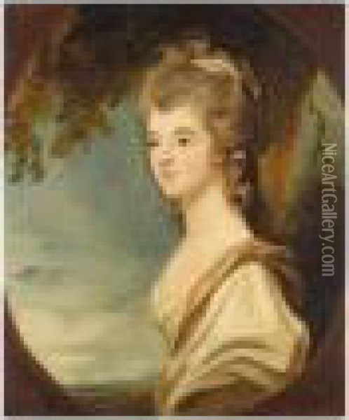 Portrait Of The Duchess Of Sutherland Oil Painting - Sir Joshua Reynolds