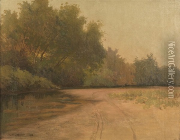 Road To The Ranch Oil Painting - Lorenzo Palmer Latimer