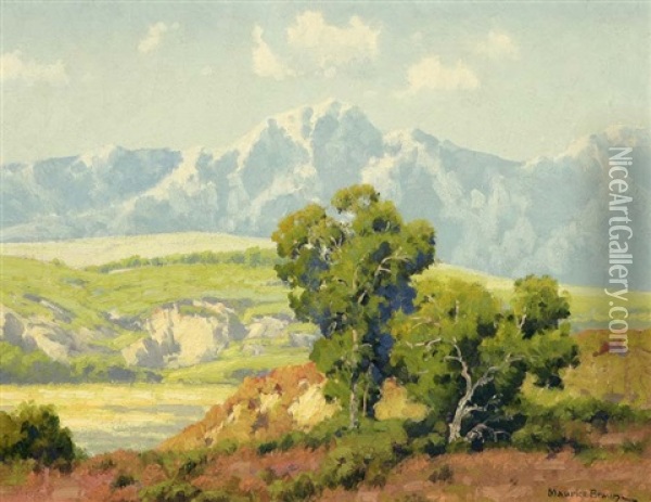 Mountain Landscape Oil Painting - Maurice Braun