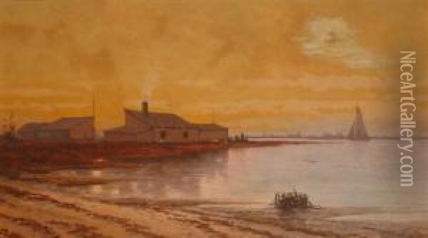 Coastal Scene Oil Painting - George Emerick Essig