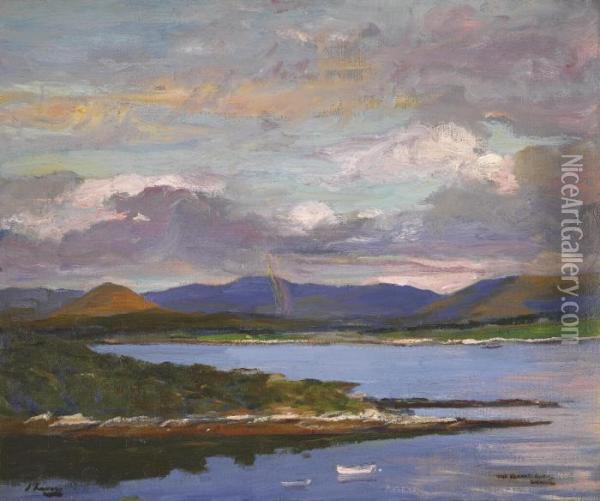 The Kenmare River, Evening Oil Painting - John Lavery