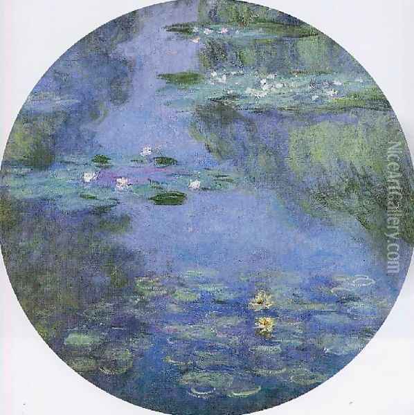 Water Lilies17 Oil Painting - Claude Oscar Monet