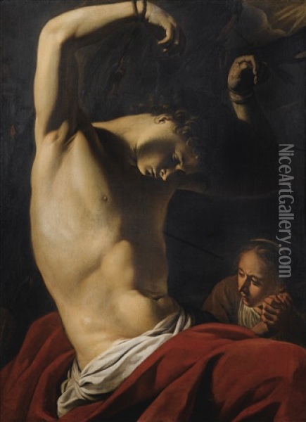 Saint Sebastien Oil Painting -  Caravaggio