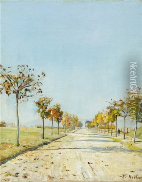 Strasse Von St-georges Oil Painting - Ferdinand Hodler