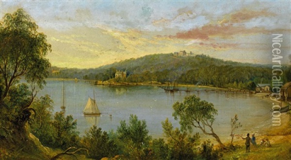Double Bay, Sydney Oil Painting - William Andrews