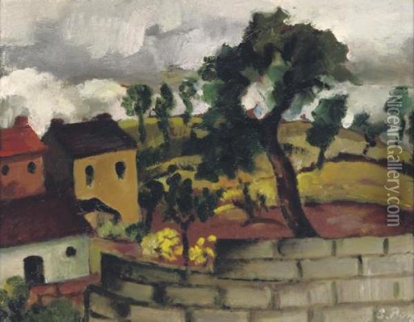 Landscape In Limburg Oil Painting - Else Berg