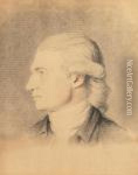 Portrait Of Jacob Mountain, 1st Lord Bishop Of Quebec (1749-1825) Oil Painting - John Downman