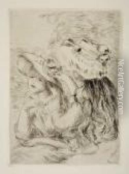 Le Chapeau Epingle (1e Planche) Oil Painting - Pierre Auguste Renoir