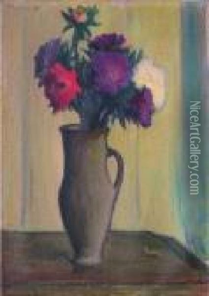 Bouquet Des Astres (ca.1900) Oil Painting - Wladyslaw Slewinski