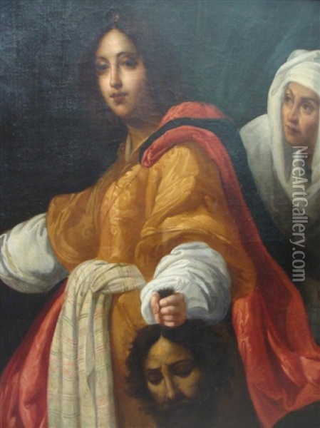 Judith Et La Tete D'holopherne Oil Painting - Cristofano Allori
