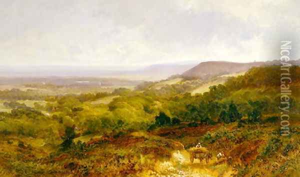 The Weald of Surrey Oil Painting - Walter Wallor Caffyn