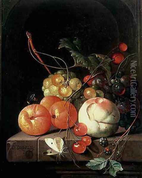 Still Life of Fruit Oil Painting - David de II Heem