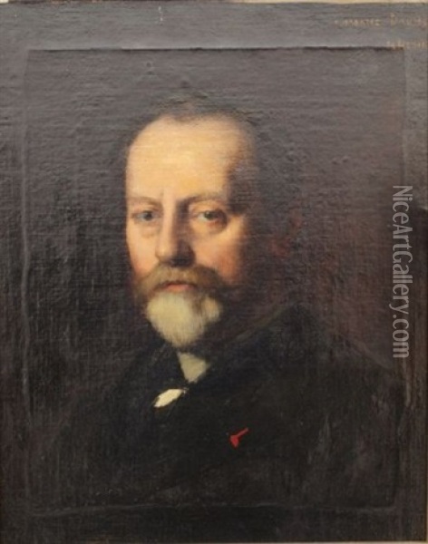 Portrait De L'architecte Honore Daumet Oil Painting - Jean Jacques Henner