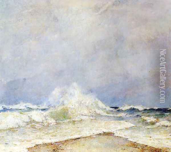 Meeting of the Two Seas Oil Painting - Emil Carlsen
