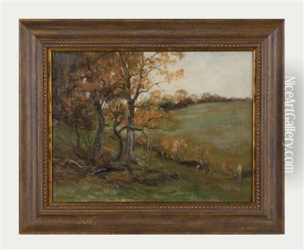 Autumn Landscape Oil Painting - Charles Paul Gruppe