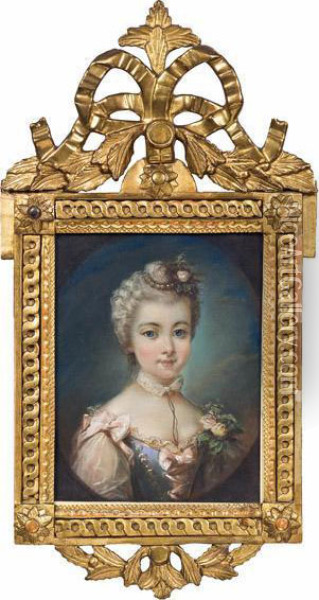 Marie Antoinette Oil Painting - Michel Hubert Descours