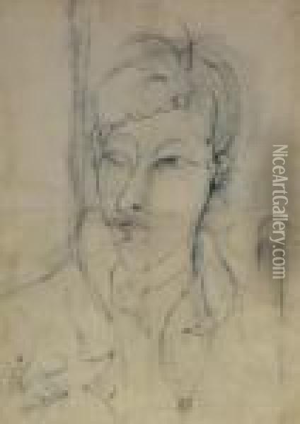 Ritratto Di Amilcarerichard Oil Painting - Amedeo Modigliani