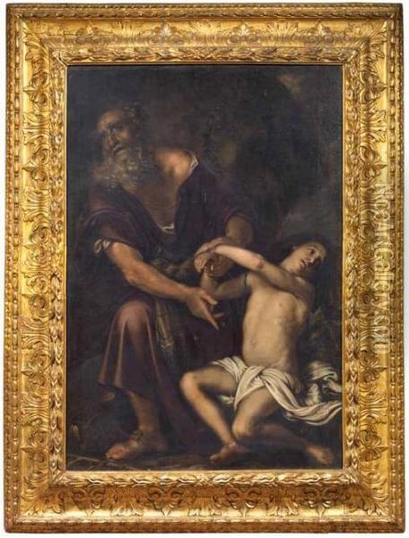 Il Sacrificio D'isacco Oil Painting - Girolamo Forabosco