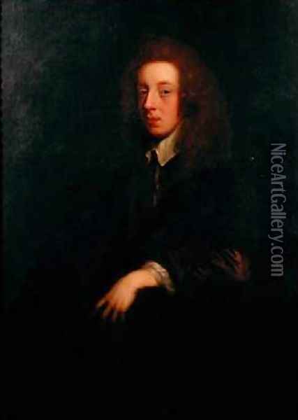 Portrait of the Poet Waller 1606-87 Oil Painting - Sir Peter Lely