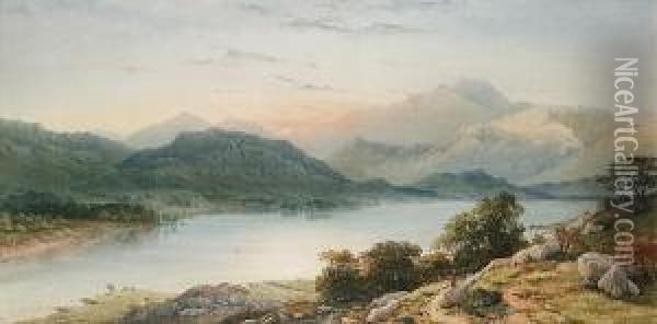 Upper Lake Killarney Oil Painting - Aaron Edwin Penley