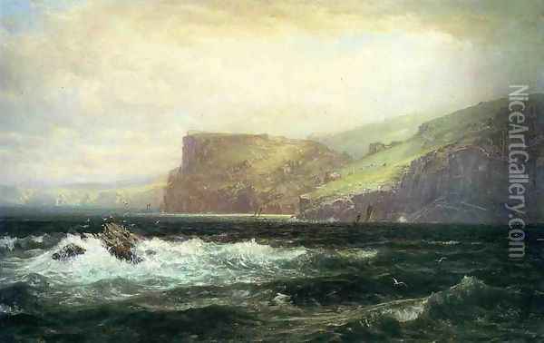 Tintagel Coast Oil Painting - William Trost Richards