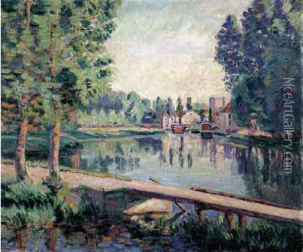 Le Vieux-samois, Vers 1900. Oil Painting - Armand Guillaumin