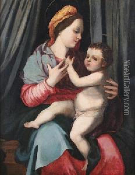 The Madonna And Child Oil Painting - Andrea Del Sarto