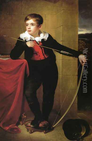 Boy from the Taylor Family Oil Painting - Rembrandt Peale