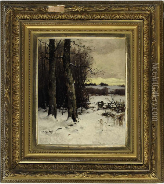 Edge Of The Woods Oil Painting - Du Bois Fenelon Hasbrouck