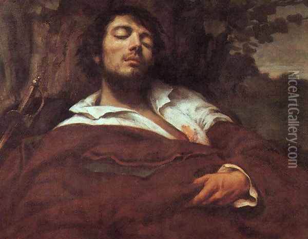 Wounded Man Oil Painting - Gustave Courbet