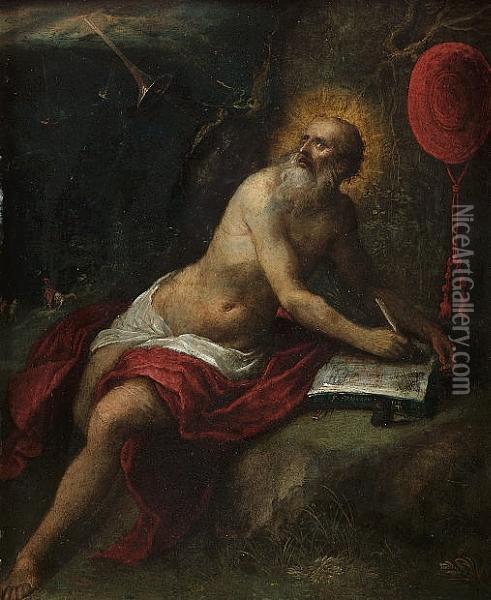 Saint Jerome Oil Painting - Frans II Francken