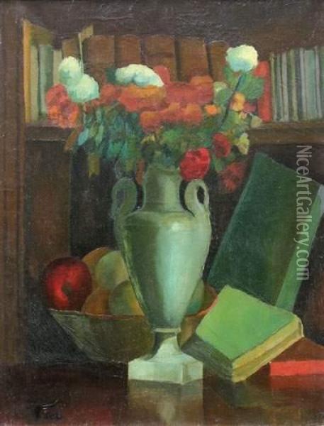 Nature Morte (ca.1925) Oil Painting - Adolphe Feder