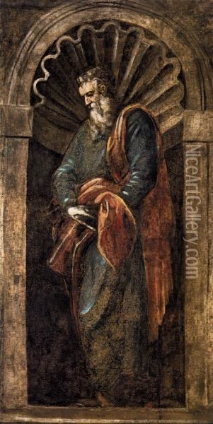 Prophet 4 Oil Painting - Jacopo Tintoretto (Robusti)