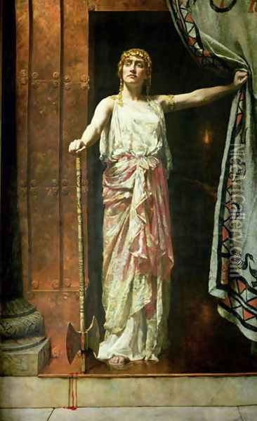 Clytemnestra, 1882 Oil Painting - John Maler Collier