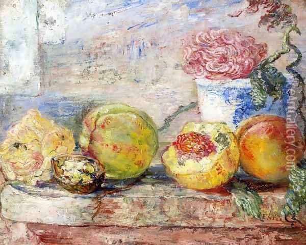 Peaches, 1890 Oil Painting - James Ensor
