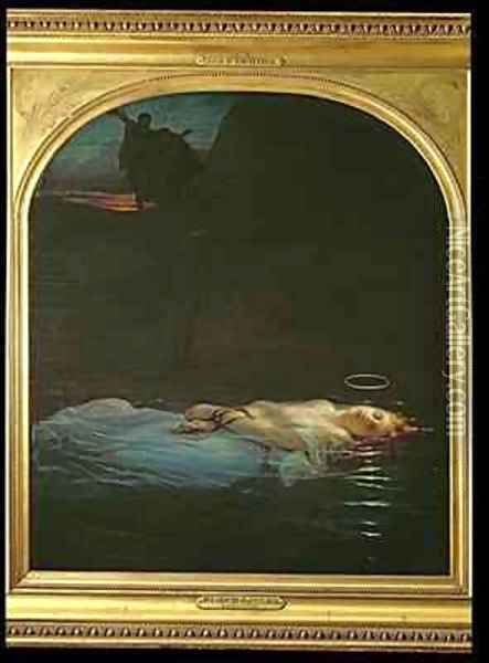 The Young Martyr Oil Painting - Hippolyte (Paul) Delaroche
