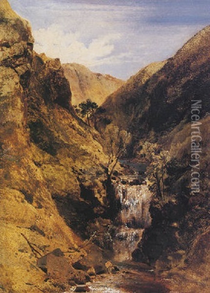 Glen Tilt Oil Painting - Sir Edwin Henry Landseer