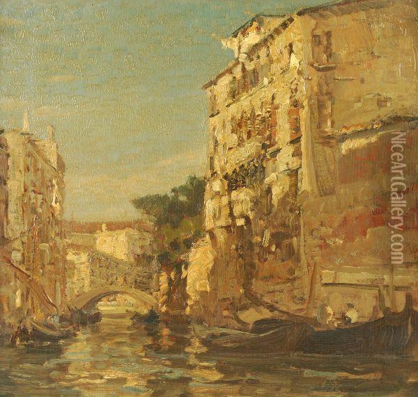 A Venetian Palace Oil Painting - Emma Ciardi