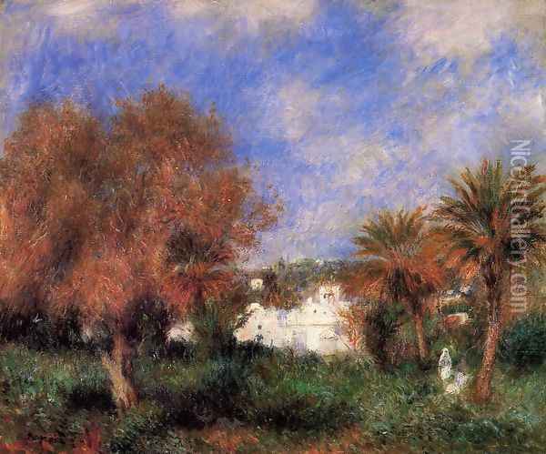 The Garden Of Essai In Algiers Oil Painting - Pierre Auguste Renoir