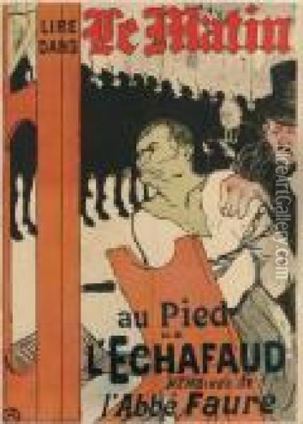 Au Pied De L'echafaud (d. 347; W. P8; Adr. 14) Oil Painting - Henri De Toulouse-Lautrec