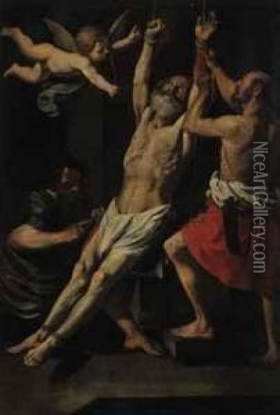 The Martyrdom Of Saint Bartholomew Oil Painting - Rutilio Manetti