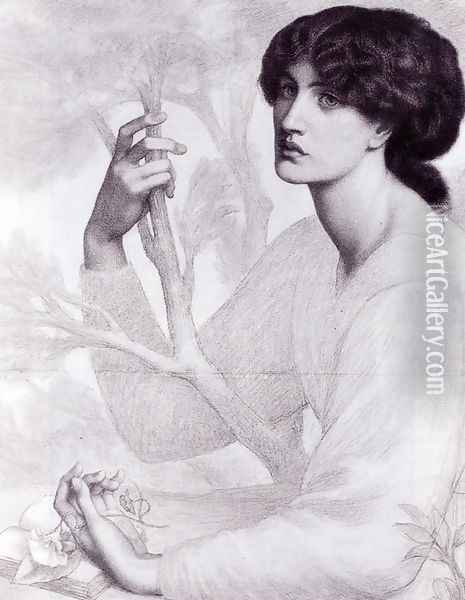 The Day Dream I Oil Painting - Dante Gabriel Rossetti