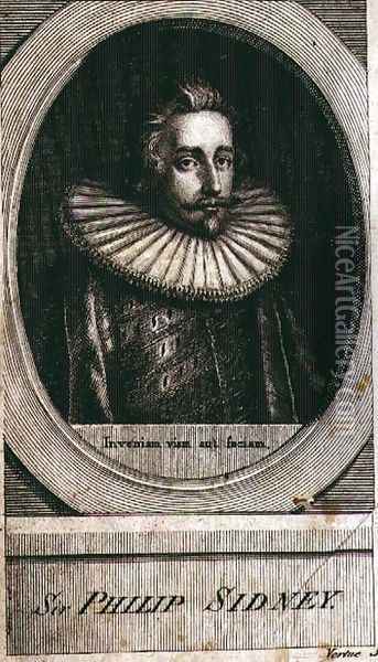 Portrait of Sir Philip Sidney 1554-86 Oil Painting - Sir Robert Kerr Porter