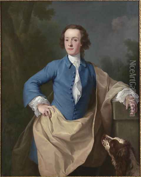 Portrait of Thomas Barrett-Lennard Oil Painting - Andrea Soldi