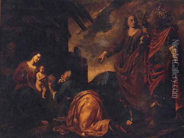The Adoration of the Magi Oil Painting - Pieter van Lint