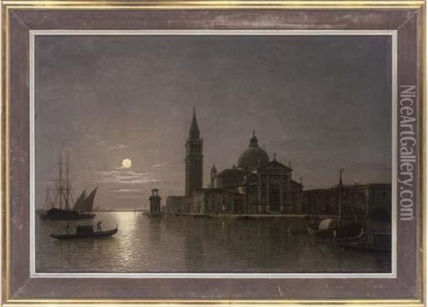 San Georgio Maggiore, Venice Oil Painting - Henry Pether