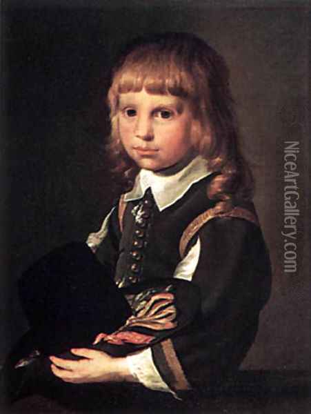 Portrait Of A Child Oil Painting - Pieter Claesz.