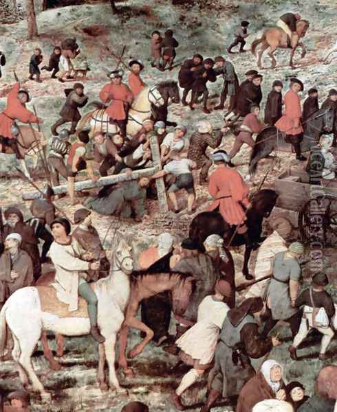 Christ Carrying the Cross (detail 4) Oil Painting - Pieter the Elder Bruegel