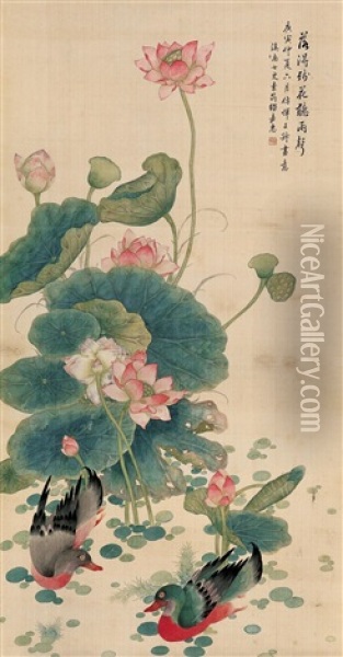 Flower Oil Painting -  Miao Sujun